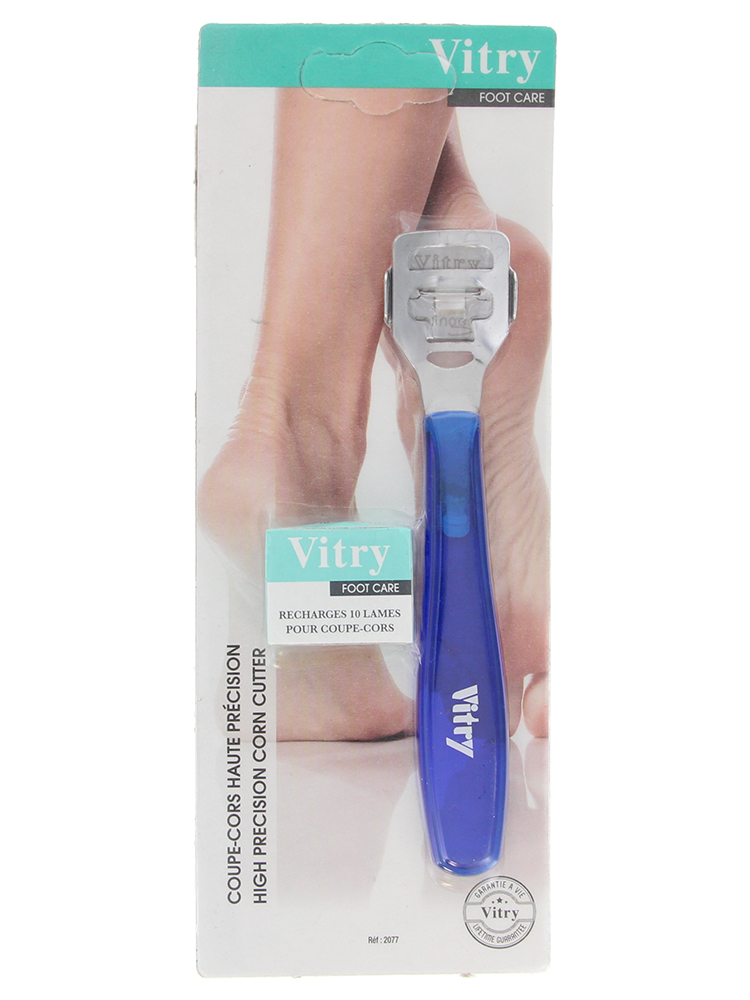 Vitry Foot Care Coupe-Cor de Haute Précision + 10 lames
